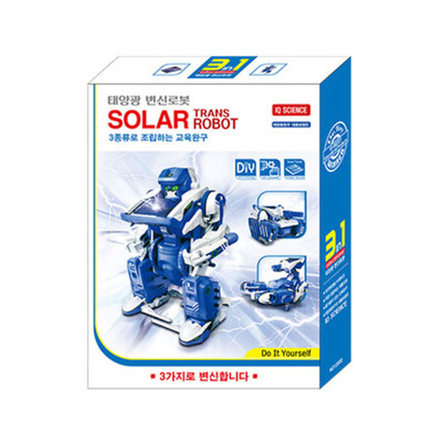 [BFOB0003]태양광 변신로봇 3종 로봇 조립키트 과학교구